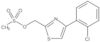 2-Thiazolemethanol, 4-(2-chlorophenyl)-, 2-methanesulfonate