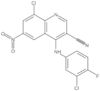 8-Chloro-4-[(3-chloro-4-fluorophenyl)amino]-6-nitro-3-quinolinecarbonitrile