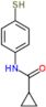 N-(4-sulfanylphenyl)cyclopropanecarboxamide