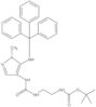 1,1-Dimethylethyl N-[2-[[[[1-methyl-5-[(triphenylmethyl)amino]-1H-pyrazol-4-yl]amino]carbonyl]am...