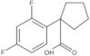 1-(2,4-Difluorophenyl)cyclopentanecarboxylic acid