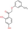 1-(2,4-dihydroxyphenyl)-2-(3-methylphenoxy)ethanone