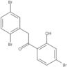 1-(4-Bromo-2-hydroxyphenyl)-2-(2,5-dibromophenyl)ethanone