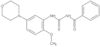 N-[[[2-Methoxy-5-(4-morpholinyl)phenyl]amino]thioxomethyl]benzamide