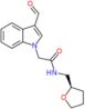 2-(3-formyl-1H-indol-1-yl)-N-[(2R)-tetrahydrofuran-2-ylmethyl]acetamide