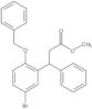 Methyl 5-bromo-β-phenyl-2-(phenylmethoxy)benzenepropanoate