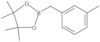 4,4,5,5-Tetramethyl-2-[(3-methylphenyl)methyl]-1,3,2-dioxaborolane