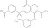 3-[[3-(Aminocarbonyl)-4-[(3-methoxyphenyl)amino]-8-methyl-6-quinolinyl]sulfonyl]benzoic acid