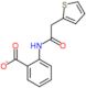 2-[(thiophen-2-ylacetyl)amino]benzoate