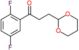 1-(2,5-difluorophenyl)-3-(1,3-dioxan-2-yl)propan-1-one
