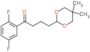 1-(2,5-difluorophenyl)-4-(5,5-dimethyl-1,3-dioxan-2-yl)butan-1-one