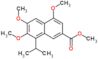 methyl 4,6,7-trimethoxy-8-(1-methylethyl)naphthalene-2-carboxylate