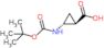 (1R,2R)-2-({[(2-Methyl-2-propanyl)oxy]carbonyl}amino)cyclopropanecarboxylic acid