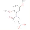 3-Pyrrolidinecarboxylic acid, 1-(2,5-dimethoxyphenyl)-5-oxo-