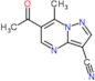 6-acetyl-7-methylpyrazolo[1,5-a]pyrimidine-3-carbonitrile