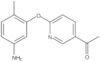 1-[6-(5-Amino-2-methylphenoxy)-3-pyridinyl]ethanone