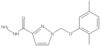 1-[(2,5-Dimethylphenoxy)methyl]-1H-pyrazole-3-carboxylic acid hydrazide