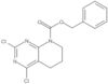 Pyrido[2,3-d]pyrimidine-8(5H)-carboxylic acid, 2,4-dichloro-6,7-dihydro-, phenylmethyl ester