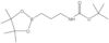 Carbamic acid, N-[3-(4,4,5,5-tetramethyl-1,3,2-dioxaborolan-2-yl)propyl]-, 1,1-dimethylethyl ester