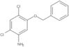 2,4-Dichloro-5-(phenylmethoxy)benzenamine