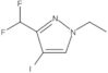 1H-Pyrazole, 3-(difluoromethyl)-1-ethyl-4-iodo-