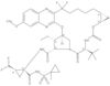 Cyclopropanecarboxamide, N-[[[(1R,2R)-2-[5,5-difluoro-5-(3-hydroxy-6-methoxy-2-quinoxalinyl)pentyl]cyclopropyl]oxy]carbonyl]-3-methyl-<span class="text-smallcaps">L</smallcap>-valyl-(3S,4R)-3-ethyl-4-hydroxy-<smallcap>L</span>-prolyl-1-amino-2-(difluoromethyl)-N-[(1-methylcyclopropyl)sulfonyl]-, cyclic (1→2)-ether, (1R,2R)-
