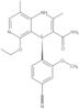 (4S)-4-(4-Cyano-2-methoxyphenyl)-5-ethoxy-1,4-dihydro-2,8-dimethyl-1,6-naphthyridine-3-carboxamide