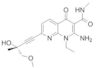 (R)-2-amino-1-ethyl-7-(3-hydroxy-4-methoxy-3-methylbut-1-ynyl)-N-methyl-4-oxo-1,4-dihydro-1,8-naph…