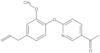 1-[6-[2-Methoxy-4-(2-propen-1-yl)phenoxy]-3-pyridinyl]ethanone