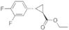 (1R,2R)-ethyl 2-(3,4-difluorophenyl)cyclopropanecarboxylate