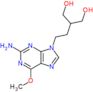 2-[2-(2-amino-6-methoxy-9H-purin-9-yl)ethyl]propane-1,3-diol