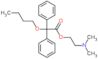 2-(dimethylamino)ethyl butoxy(diphenyl)acetate