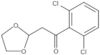1-(2,6-Dichlorophenyl)-2-(1,3-dioxolan-2-yl)ethanone