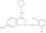 1H-Indazol-6-amine, 1-[(2,6-dichlorophenyl)methyl]-3-(1-pyrrolidinylmethyl)-