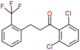 1-Propanone, 1-(2,6-dichlorophenyl)-3-[2-(trifluoromethyl)phenyl]-