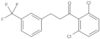 1-Propanone, 1-(2,6-dichlorophenyl)-3-[3-(trifluoromethyl)phenyl]-