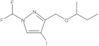 1H-Pyrazole, 1-(difluoromethyl)-4-iodo-3-[(1-methylpropoxy)methyl]-