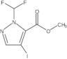 1H-Pyrazole-5-carboxylic acid, 1-(difluoromethyl)-4-iodo-, methyl ester