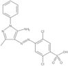 4-[2-(5-Amino-3-methyl-1-phenyl-1H-pyrazol-4-yl)diazenyl]-2,5-dichlorobenzenesulfonic acid