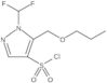 1H-Pyrazole-4-sulfonyl chloride, 1-(difluoromethyl)-5-(propoxymethyl)-