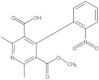 3-Methyl 2,6-dimethyl-4-(2-nitrophenyl)-3,5-pyridinedicarboxylate