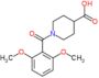 1-(2,6-dimethoxybenzoyl)piperidine-4-carboxylic acid