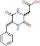 ácido (5-bencil-3,6-dioxopiperazin-2-il)acético