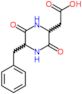 (5-benzyl-3,6-dioxopiperazin-2-yl)acetic acid