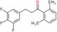 1-(2,6-dimethylphenyl)-3-(3,4,5-trifluorophenyl)propan-1-one