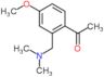 1-[2-(dimethylaminomethyl)-4-methoxy-phenyl]ethanone