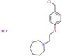 1-{2-[4-(Chloromethyl)phenoxy]ethyl}azepane hydrochloride (1:1)