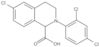 6-Chloro-2-(2,4-dichlorophenyl)-1,2,3,4-tetrahydro-1-isoquinolinecarboxylic acid