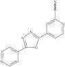 4-[5-(4-pyridinyl)-1,3,4-oxadiazol-2-yl]-2-pyridinecarbonitrile