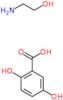 2,5-dihydroxybenzoic acid - 2-aminoethanol (1:1)